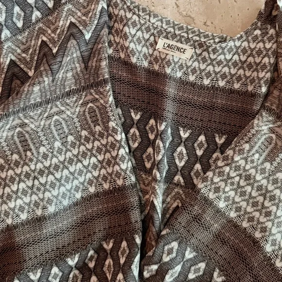 L’AGENCE Patterned Top Pencil Skirt Dress - Picture 5 of 5